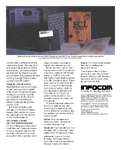 Zork III Box Back