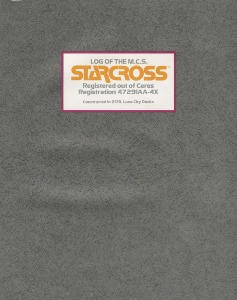 Log of the M.C.S. Starcross, front cover